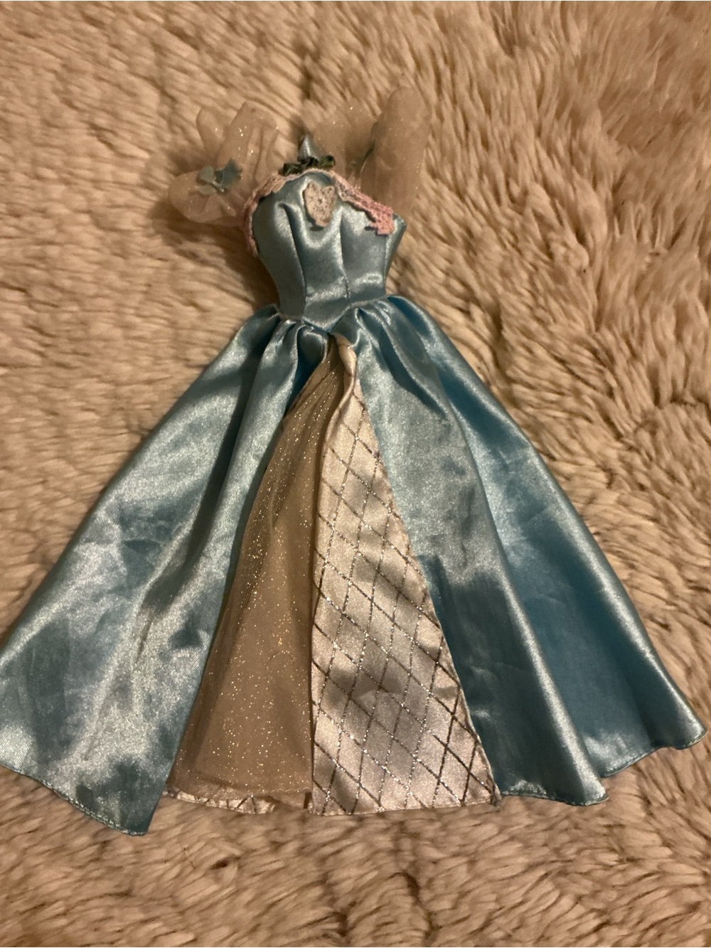 Barbie blue gown